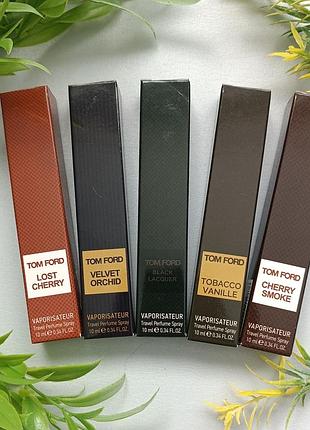 Набор парфюма унисекс 5 шт по 10 мл, парфюм унисекс tom ford ручка спрей