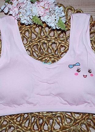 Подростковый топ поролоновая вставка широкая бретель