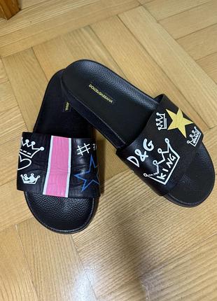 Шльопанці dolce & gabbana
