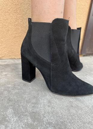 Замшевые деми ботинки, ботинки