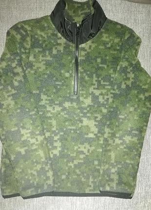 Камуфляжная флисовая толстовка, флиска
