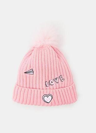Зимова шапка на дівчинку sinsay піде на 5-6 років