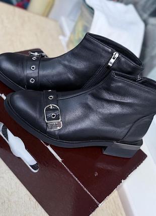 Ботіночки лофери шкіряні ботінки демісезоні лофери