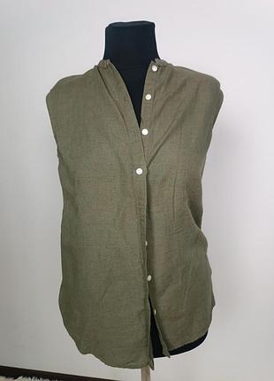 Женская льняная рубашка  splash