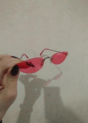 Очки sinsay з розовими лінзами