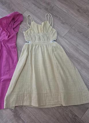 Легкие, льняные платья для девушки набором 6