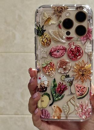 Силіконовий прозорий чохол для iphone 16 pro max