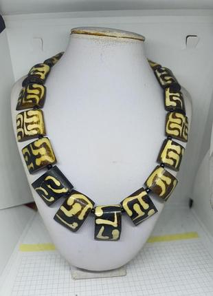 Бусы из кости.  винтаж