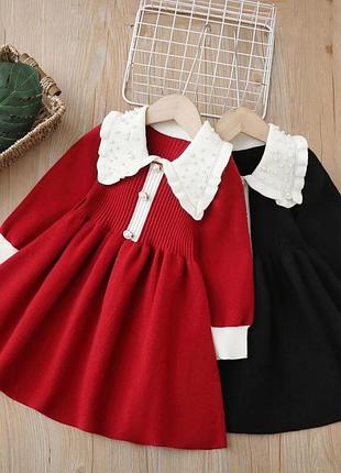 Хорошее теплое платье на девочку