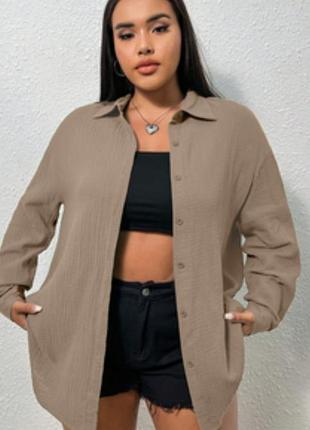 Сорочка жіноча zara,плотна сорочка zara l