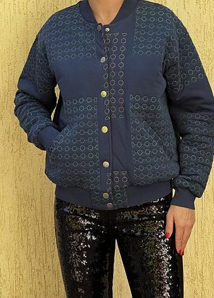 Бомбер other stories утиплений з вишивкою з віскози