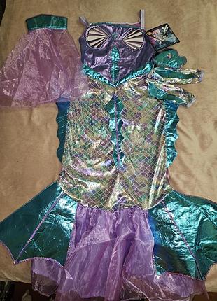 Платье русалочка на 7-8 лет