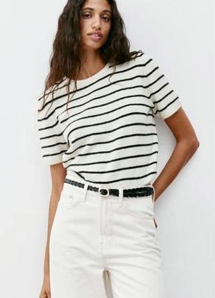 Джемпер , полувер в смужку h&amp;m