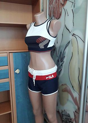 Спортивний топ і шорти 48-50-52, fila
