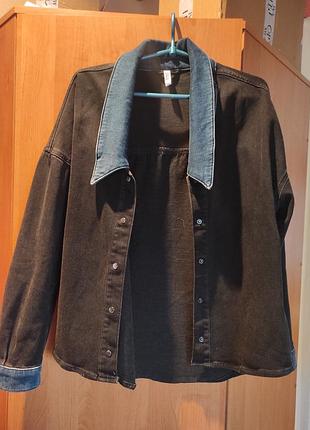 Джинсовая куртка рубашка