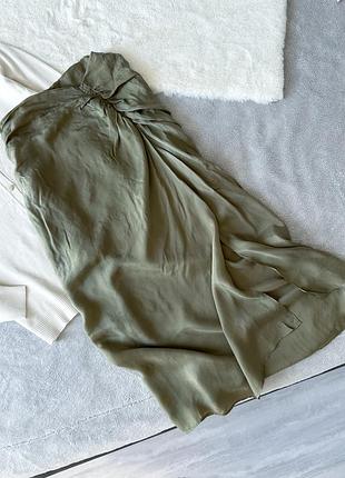 Юбка zara из искусственного шелка