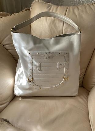 Furla fortezza сумка шопер з натуральної шкіри