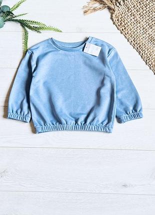 🌿новий світшот на 2/3 р ціна -165 г 🌿без начісу , колір ніжніший д-39 см рукав від ворота-38 см