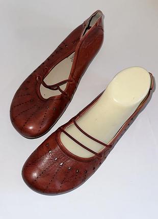 2️⃣josef seibel шкіряні туфлі мокасини 38-й розмір.