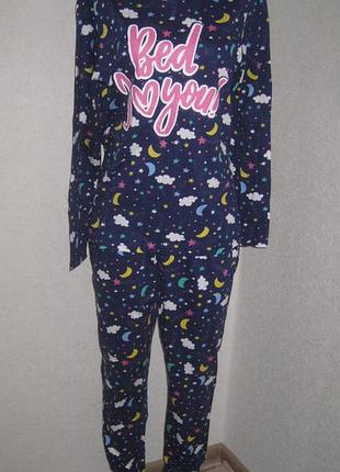 Хлопковая трикотажная пижама studio размер 12-14 индия