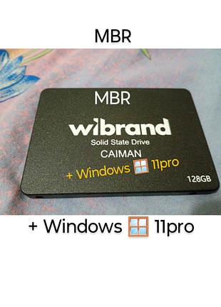 Ssd жёсткий диск wibrand 128gb c windows 11pro 
в новом  состоянии высылаю по украине