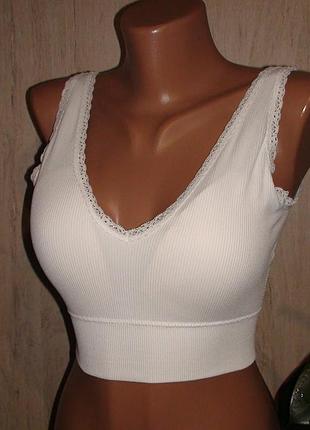 Бюстгальтер топ. размер s/m.