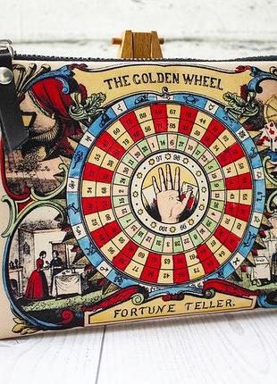 Косметичка с принтом "колесо фортуны"