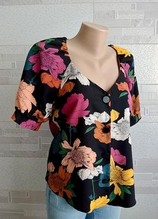 Блуза в цветочный принт