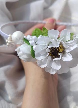Обруч с цветами