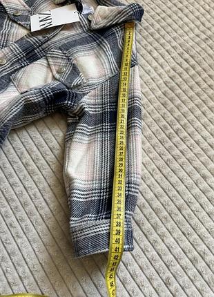 Тепла сорочка, куртка zara 6