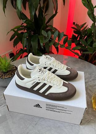➡️adidas samba brown white