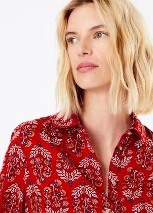 Брендова сорочка marks & spencer, 100% бавовна, розмір 12/40 або l