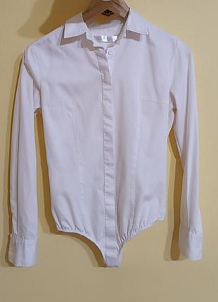 Рубашка-боди белая