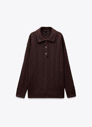 Стильный свитер поло 6771/004/700 zara
