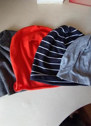 Четыре хлопковые шапочки от украинского бренда одним набором