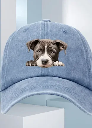 Кепка / бейсболка с щенками