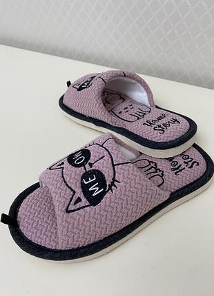 Дитячі тапочки з відкритими пальцями home story,розмір у розмір.