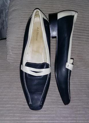 Ad noyn(нидерланды)-кожаные туфли р. 40-40 1/2 (26.8 см)