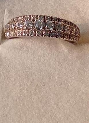 Кольцо серебро 925