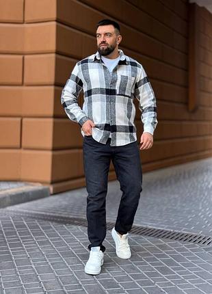 Байковая рубашка мужская.