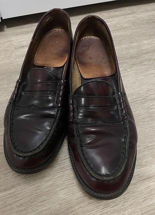 Лофери вінтаж шкіра