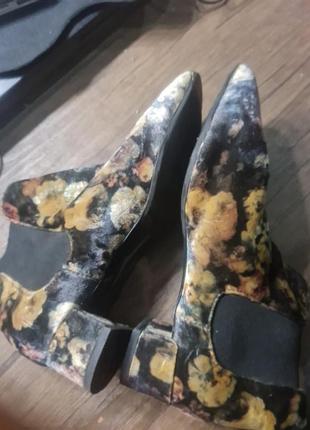 Черевики бархатинні челсі 38 р