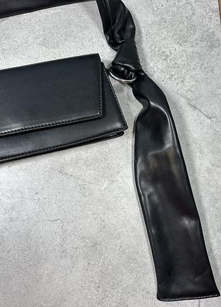Чорна сумка клатч