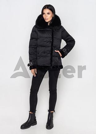 Зимова жіноча куртка zlly 3303 з хутром