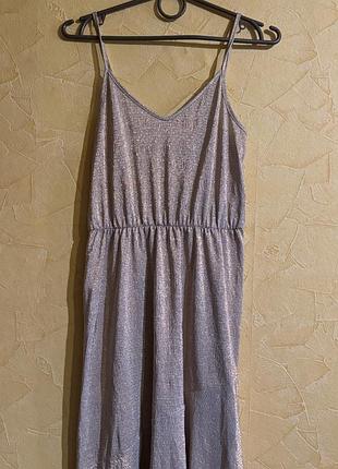 Жіноча сукня плаття золотисте рожеве-золото блискуча перламутрова