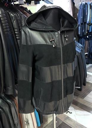 Шкірянка комбі з капюшоном двостороння!
