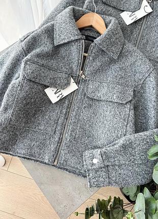 Бомбер букле zara оригінал