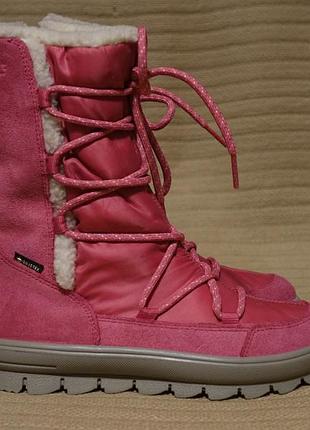 Бездоганні утеплені фірмові чобітки кольору фуксії superfitangusn-Австрія 33 р.(21,5 см)