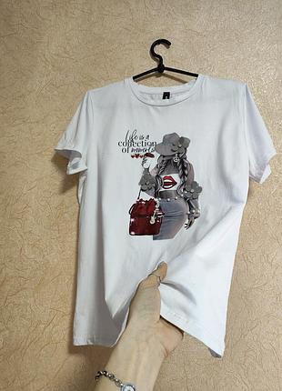 Принтованная футболка