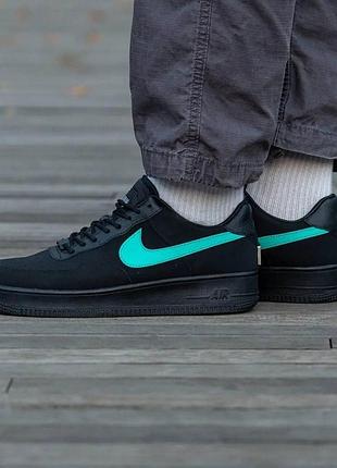 Чоловічі кросівки nike air force 1 x tiffany & co low black